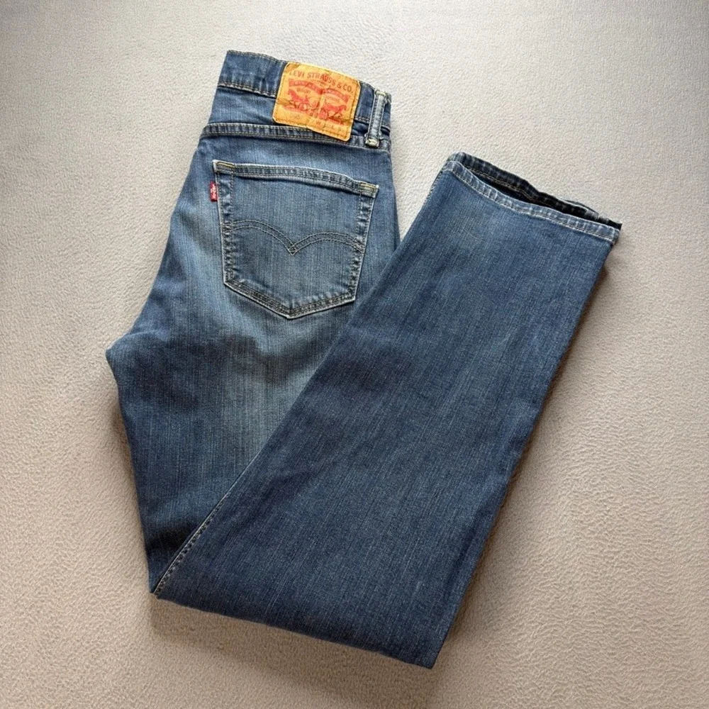 Levis 505 Regular Fit Jeans Straight Leg 30x32 (FIT 29x29) Blue Faded Denim Work